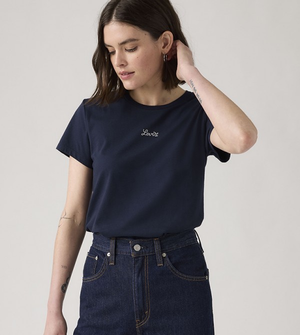 Logo Embroidered Short Sleeves T-Shirt