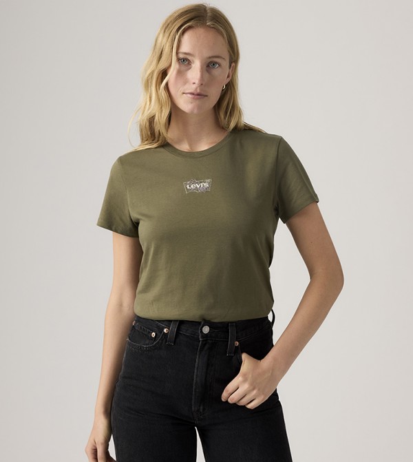 Logo Embroidered Short Sleeves T-Shirt