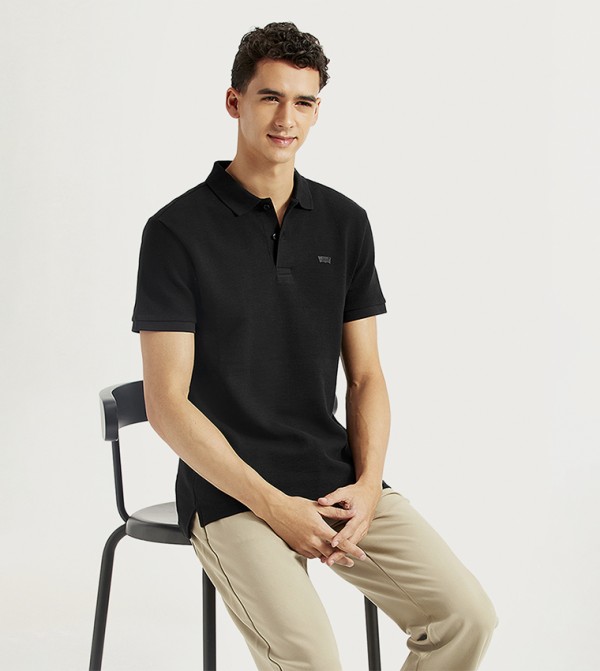 Logo Detail Slim Fit Polo T-Shirt