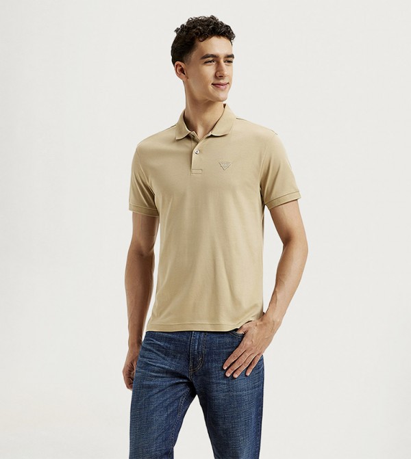 Logo Detail Slim Fit Polo T-Shirt