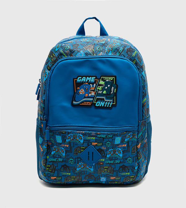 Game On Print, Lunch Bag, Pouch, Backpack Set