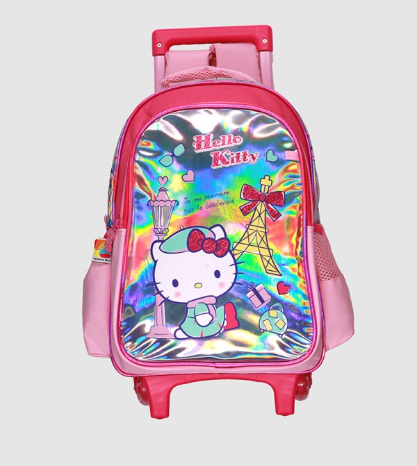 HK Paris Trolley Backpack With Pencil Case