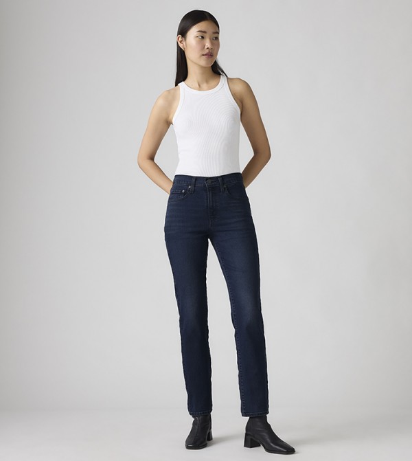 724 High Rise Straight Fit Jeans
