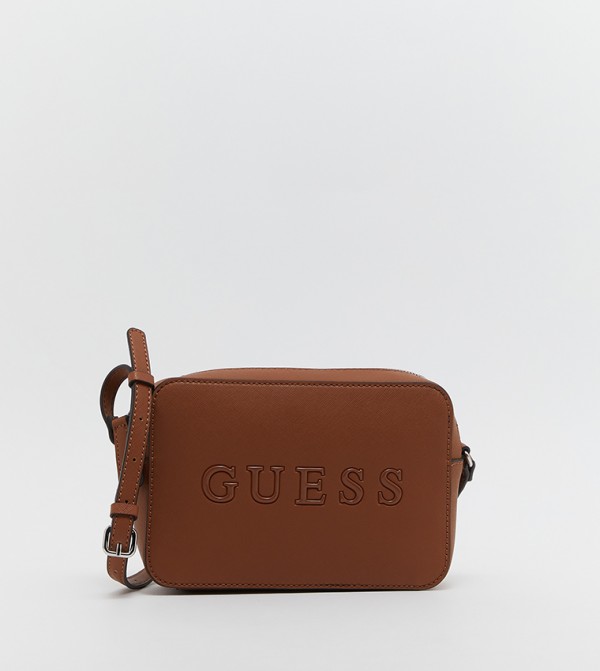 Buy Guess Rodney Textured Crossbody Bag In Brown 6thStreet Qatar