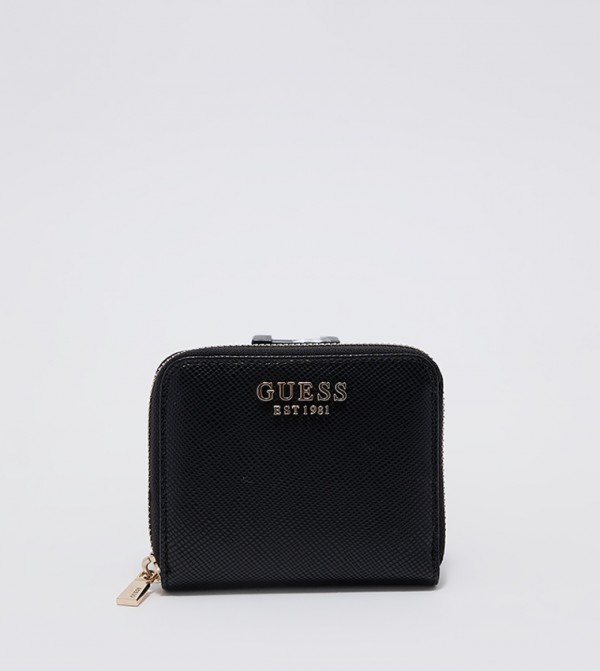Buy Guess Laurel Zip Around Mini Wallet In Black 6thStreet Kuwait