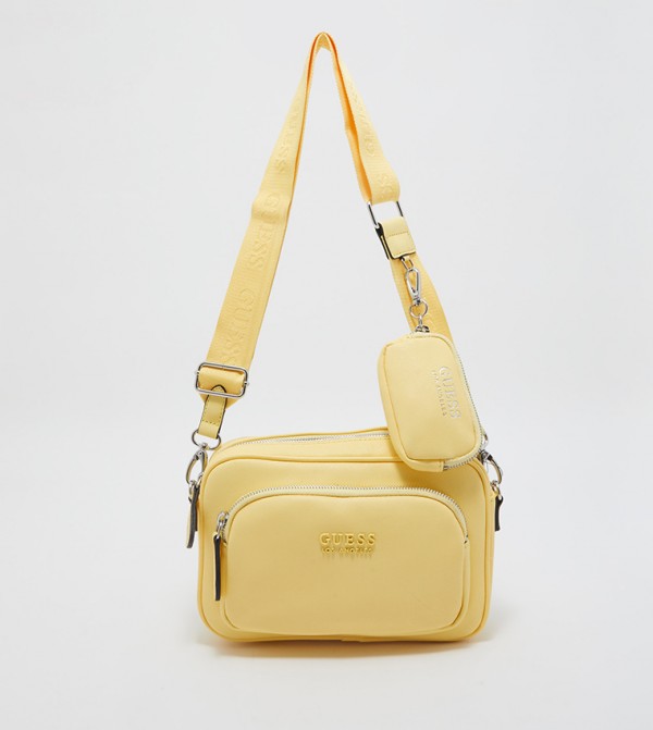 Guess yellow sale crossbody bag