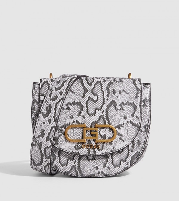 Grey snakeskin clearance bag