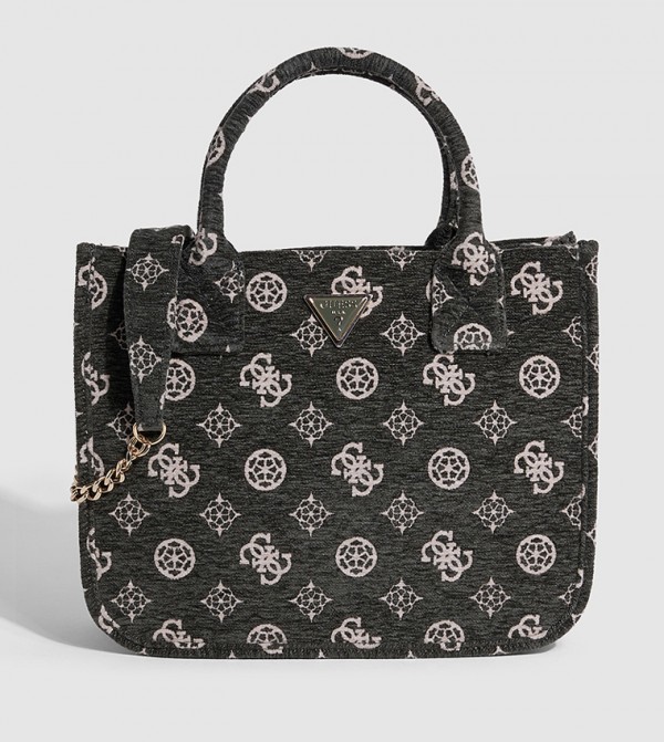 Monogram Patterned Tote Bag