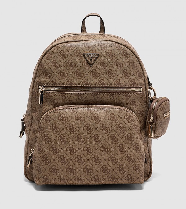 POWER PLAY Logo Patterned Backpack