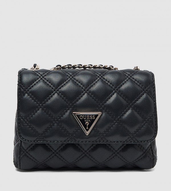 Quilted Convertible Crossbody Bag