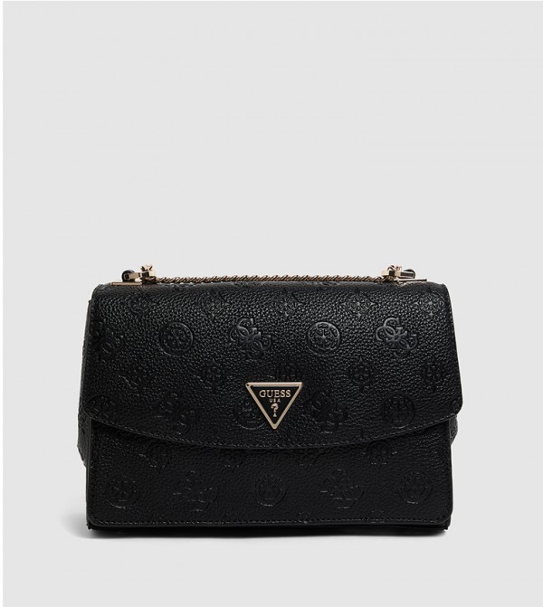 Textured Flap Crossbody Bag