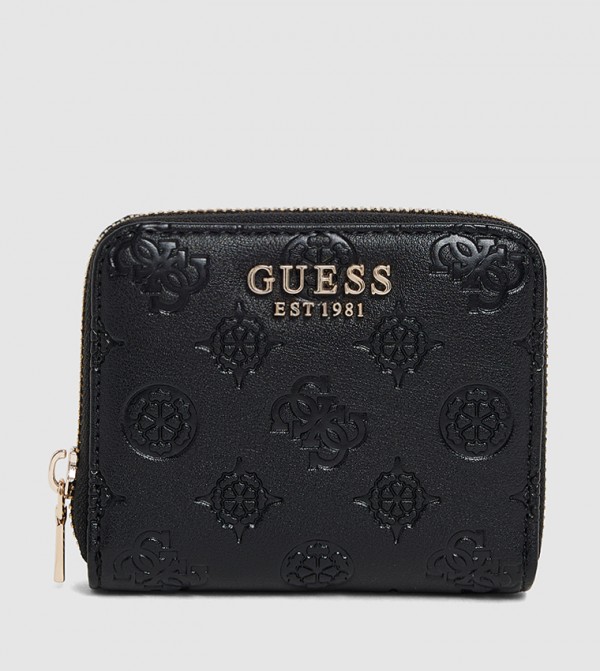 GERTY Logo Debossed Zip-Around Wallet