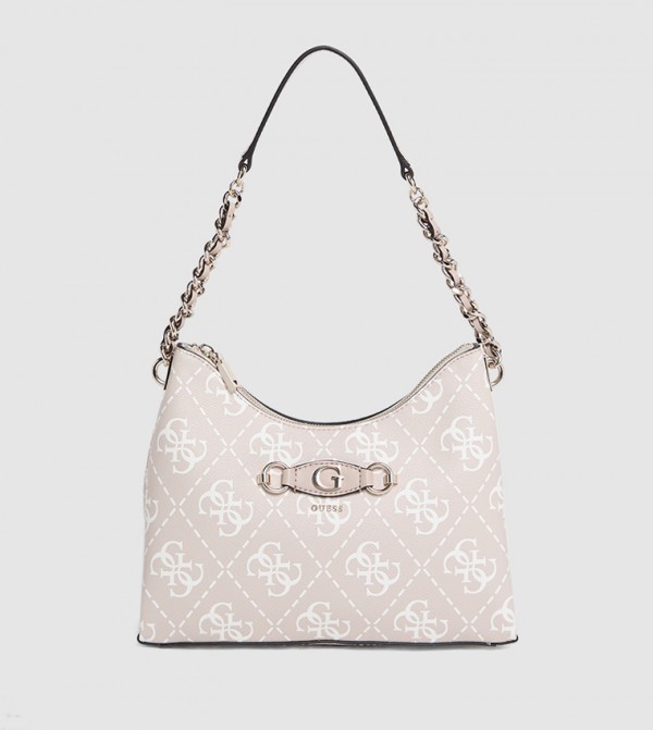 IZZY Monogram Patterned Shoulder Bag