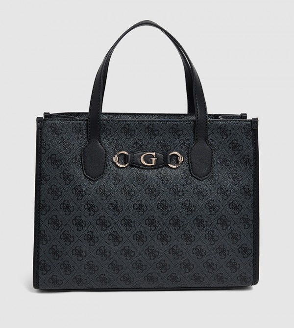 IZZY Logo Patterned Tote Bag