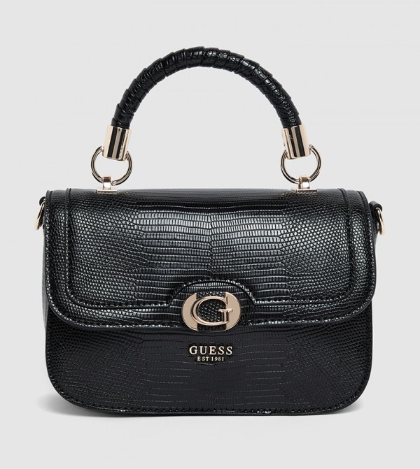 Textured Top Handle Bag
