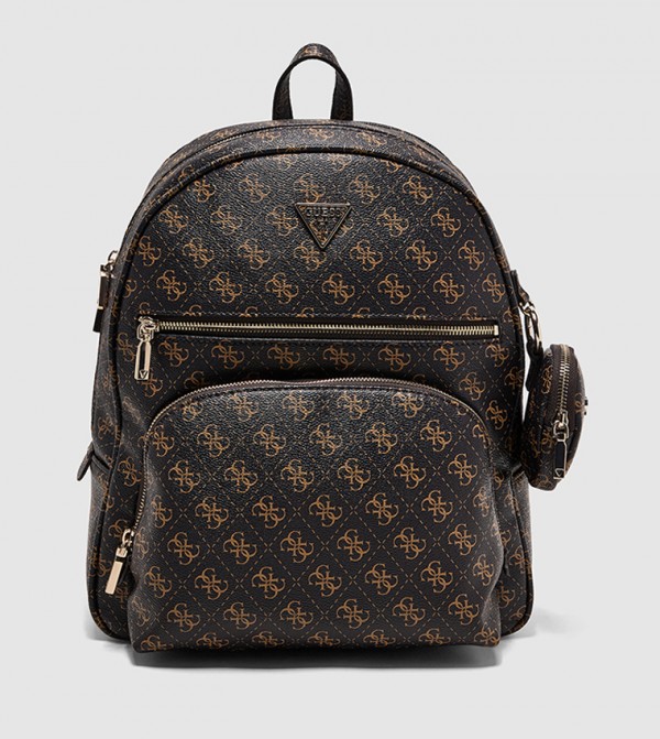 POWER PLAY Logo Patterned Backpack