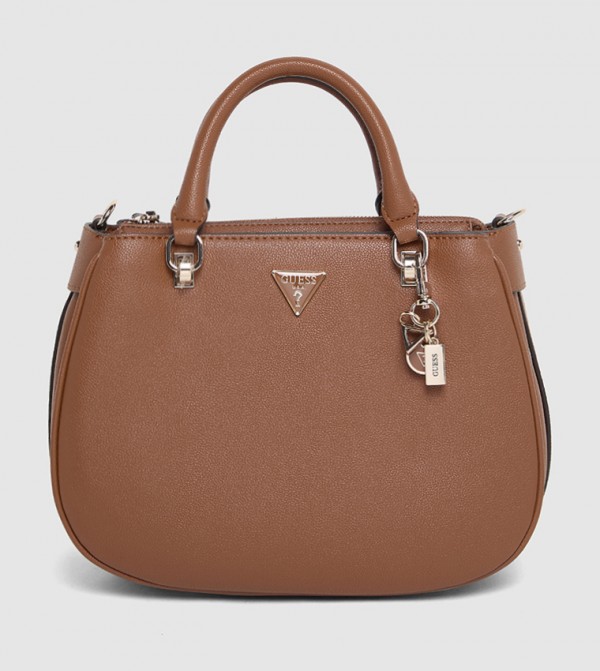 FEDORA Logo Detail Satchel Bag