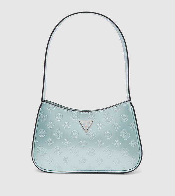 Logo Patterned Shoulder Bag