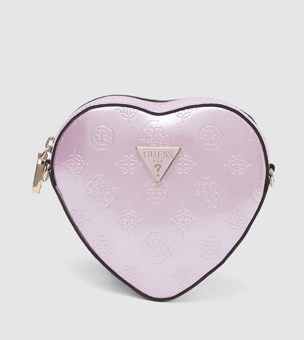 DAVIKA Debossed Crossbody Bag