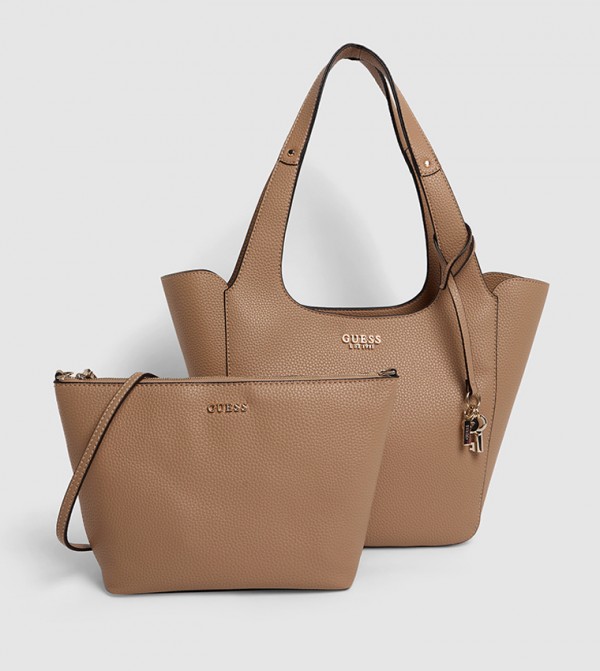 Textured Tote Bag Set
