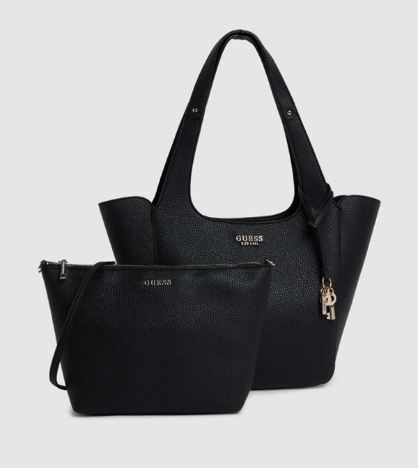 Textured Tote Bag Set