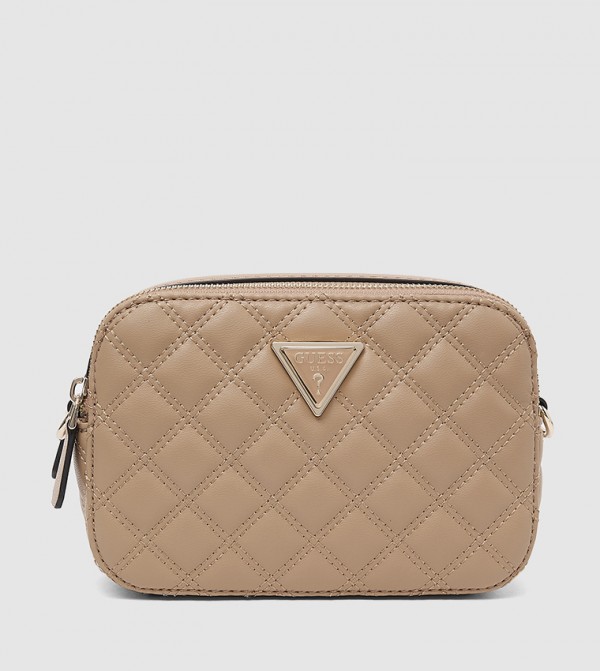 Quilted Zippered Camera Bag