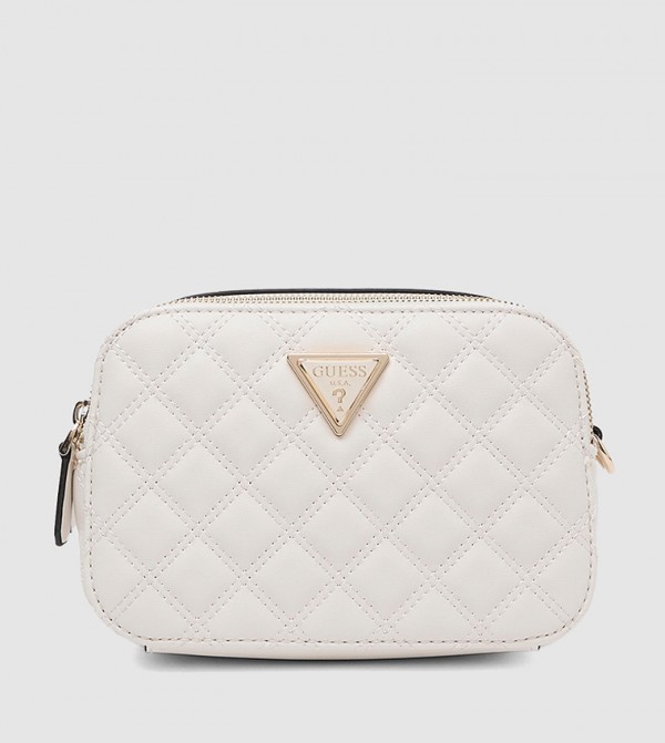 Quilted Zippered Camera Bag