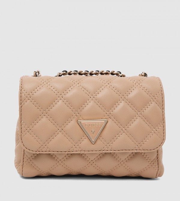 Quilted Convertible Crossbody Bag