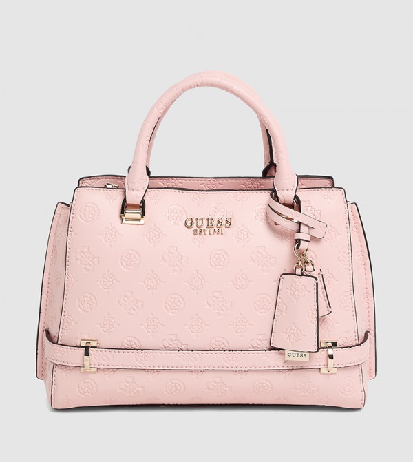 ZARELA LUXURY Debossed Satchel Bag