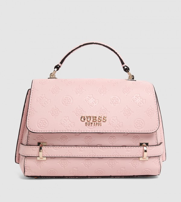 Logo Detail Top Handle Bag