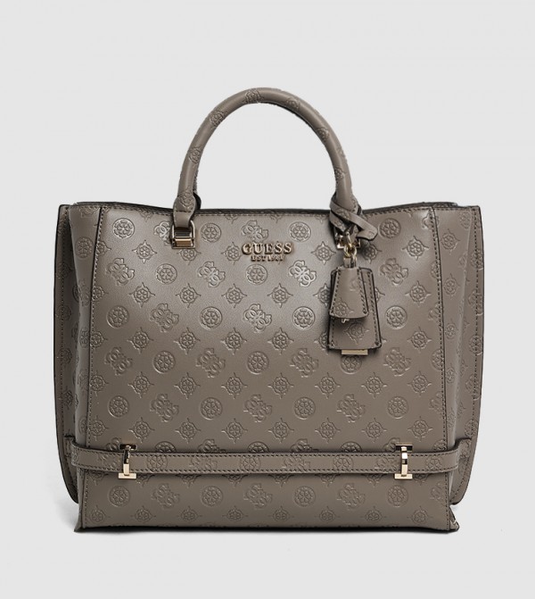 ZARELA LUXURY Debossed Tote Bag