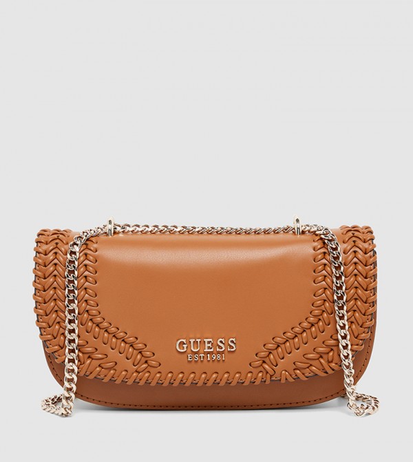 TATUM Logo Detail Convertible Crossbody Bag