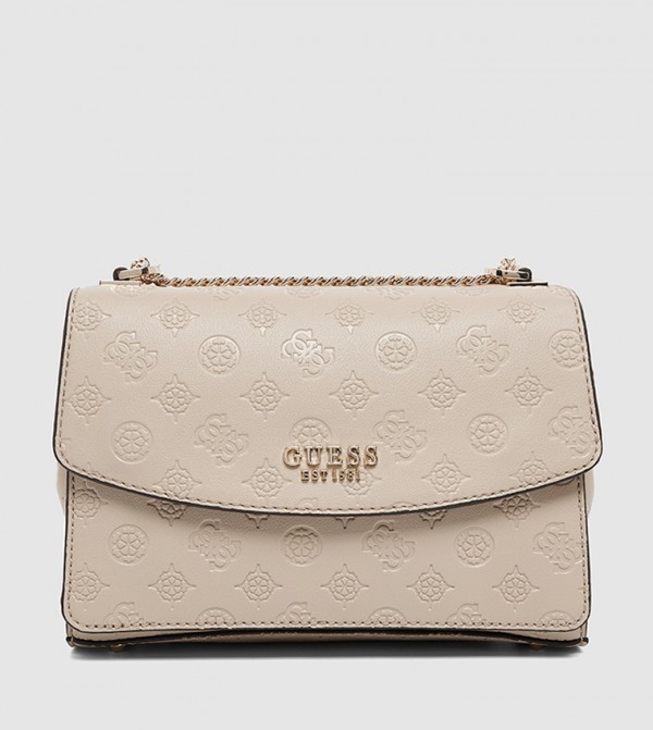 PHOEBE Monogram Debossed Convertible Crossbody Bag