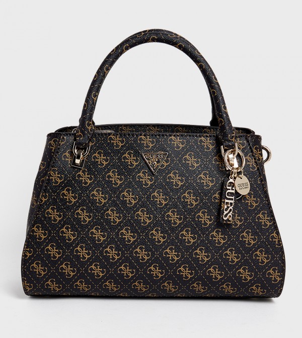 NOELLE II LUXURY Logo Patterned Satchel Bag