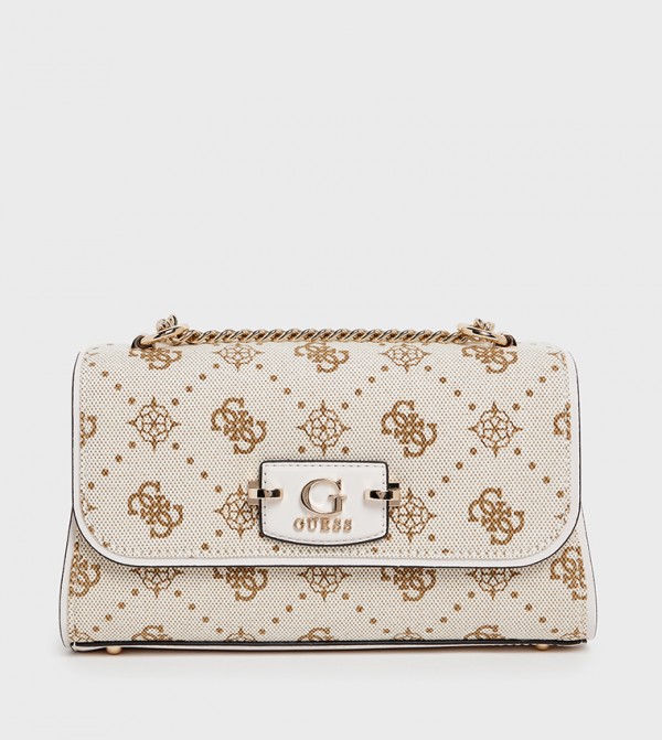 NEDA Logo Patterned Convertible Crossbody Bag