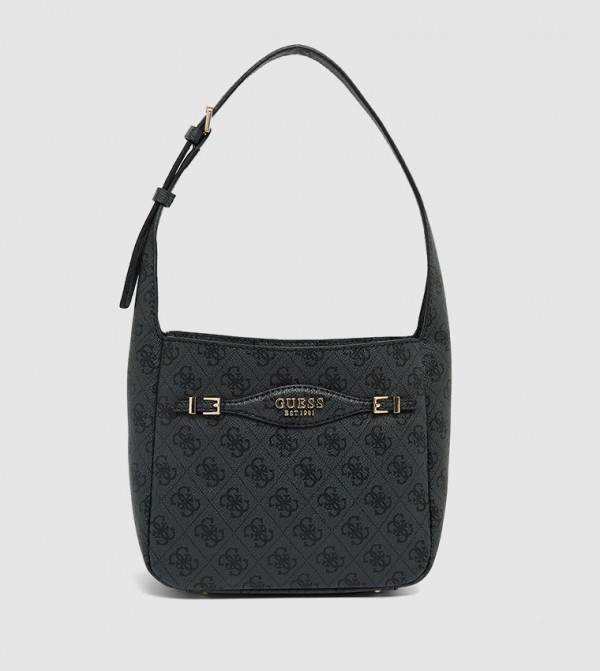 KATYA Monogram Patterned Shoulder Bag