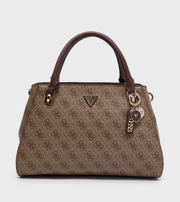 NOELLE II LUXURY Logo Patterned Satchel Bag