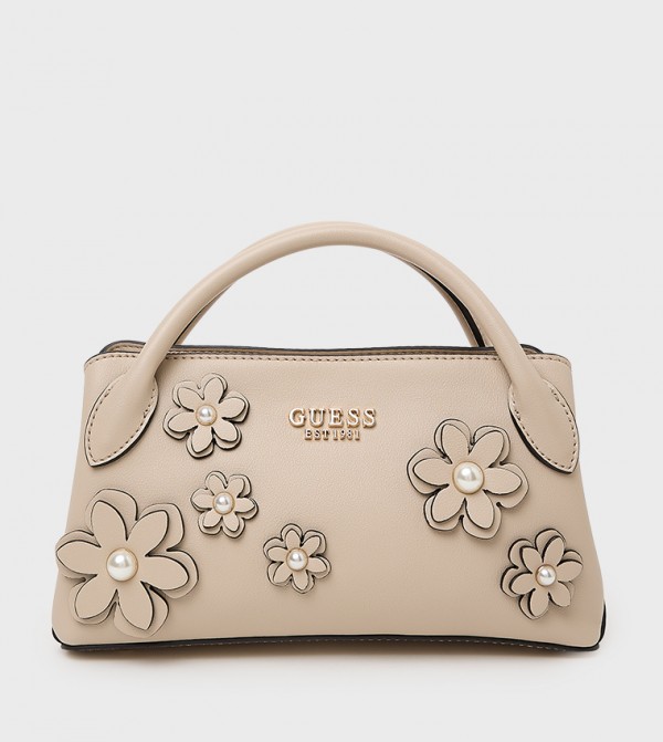 ZARIA Logo Detail Satchel Bag