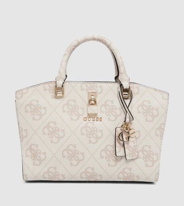 QUEENSLAND Monogram Patterned Satchel Bag