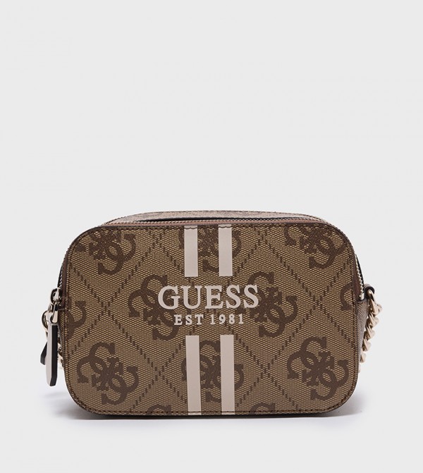 NOELLE II Logo Patterned Camera Bag