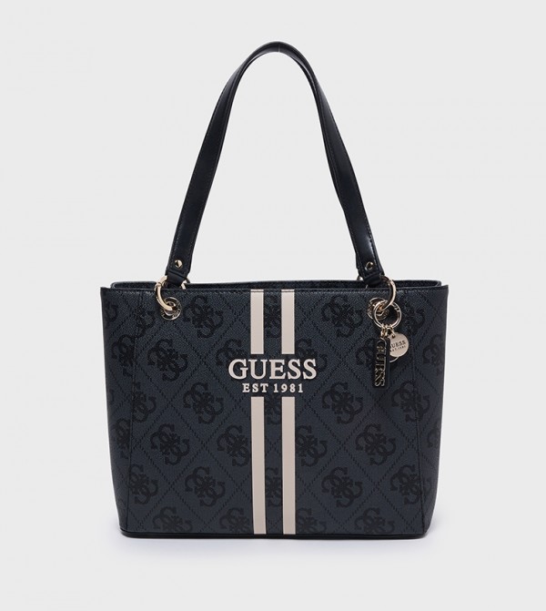 NOELLE II Logo Patterned Tote Bag