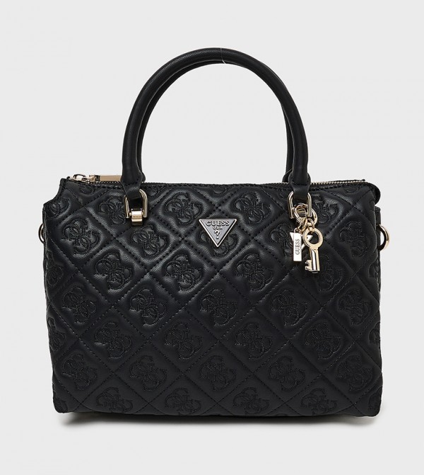 ADELASIA Debossed Satchel Bag