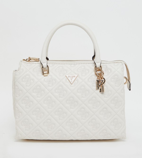 ADELASIA Logo Embroidered Satchel Bag
