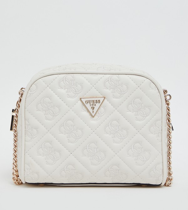 ADELASIA Logo Embroidered Crossbody Bag