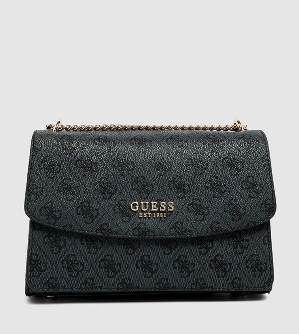 CALISTA Monogram Patterned Convertible Crossbody Bag