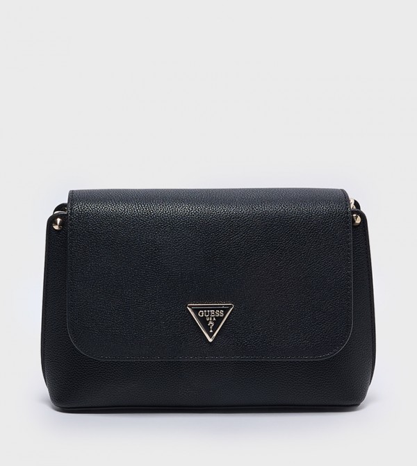 MERIDIAN II Textured Flap Crossbody Bag