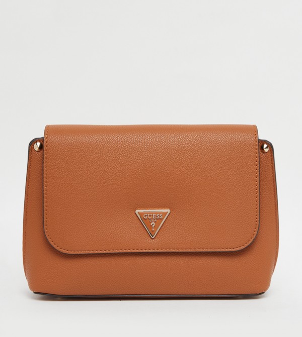 MERIDIAN II Textured Flap Crossbody Bag