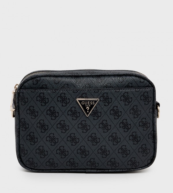 MERIDIAN II Logo Patterned Camera Bag