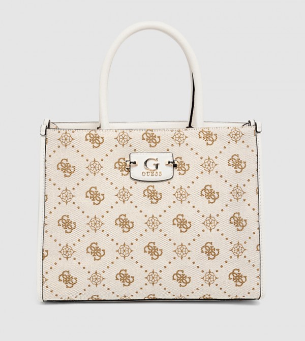 NEDA Monogram Patterned Tote Bag