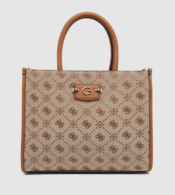 NEDA Monogram Patterned Tote Bag